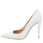 White Leather Gianvito Rossi Heels