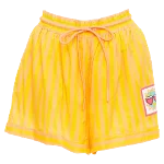 Yellow Cotton Zimmermann Shorts