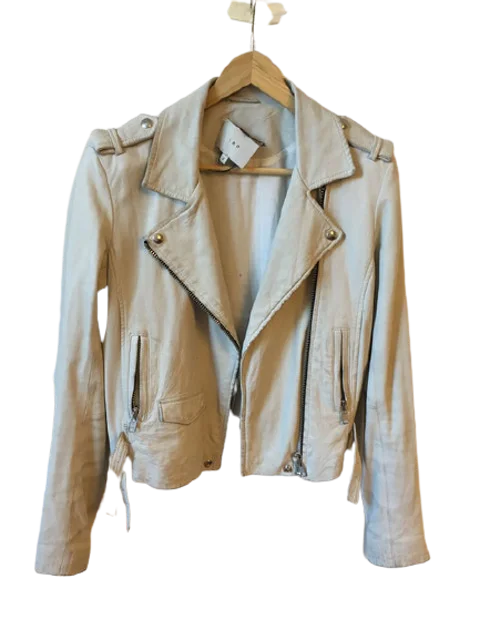 White Leather IRO Jacket