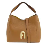 Brown Leather Furla Handbag