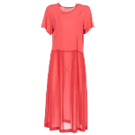 Red Polyester Comme des Garçons Dress