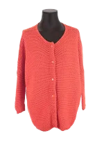 Orange Viscose Des petits hauts Cardigan