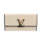 Beige Canvas Louis Vuitton Capucines