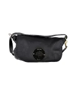 Black Leather Mulberry Shoulder Bag