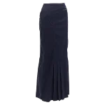 Navy Cotton Prada Skirt