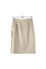 Beige Cotton Dior Skirt