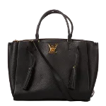 Black Leather Louis Vuitton MyLockMe