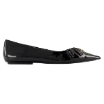 Black Leather Marc Jacob Flats