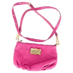 Pink Leather Marc Jacobs Crossbody Bag