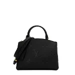 Black Leather Louis Vuitton Petit Palais