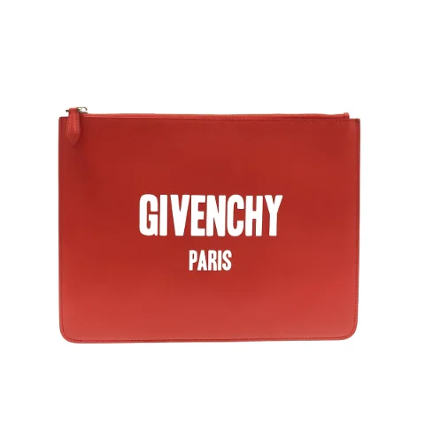 Red Leather Givenchy Clutch