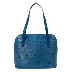 Blue Leather Louis Vuitton Lussac