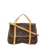 Brown Canvas Louis Vuitton Pochette Marelle