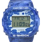 Blue Fabric Casio Watch