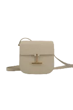 Beige Leather Tom Ford Crossbody Bag