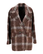 Brown Polyester Pinko Coat