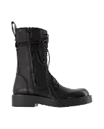 Black Leather Ann Demeulemeester Boots