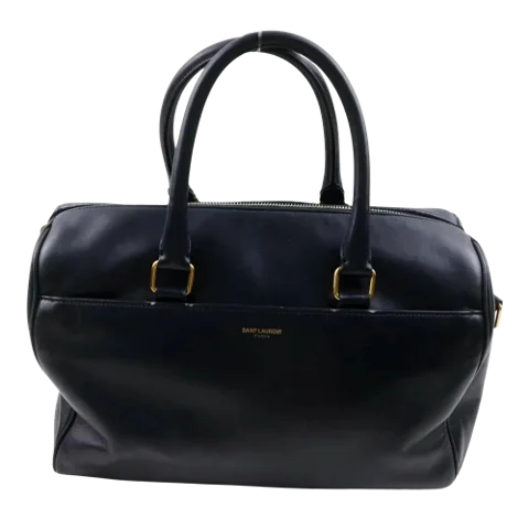 Navy Leather Saint Laurent Handbag