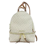 White Plastic Michael Kors Backpack