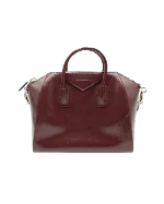 Red Leather Givenchy Antigona