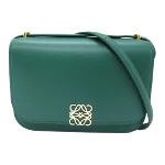 Green Leather Loewe Crossbody Bag