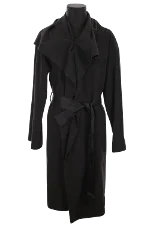 Black Wool Lanvin Coat