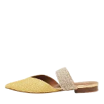 Yellow Raffia Malone Souliers Flats