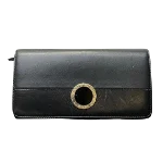 Black Leather Bvlgari Wallet