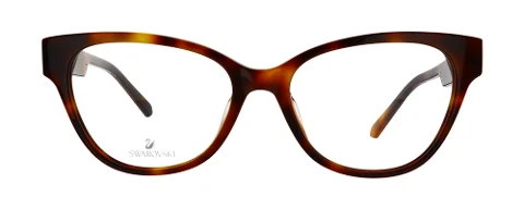 Brown Fabric Swaroski Sunglasses