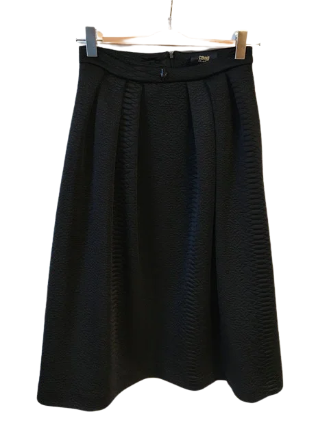 Black Fabric Roberto Cavalli Skirt