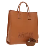 Brown Leather MCM Handbag