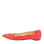 Pink Fabric Christian Louboutin Flats