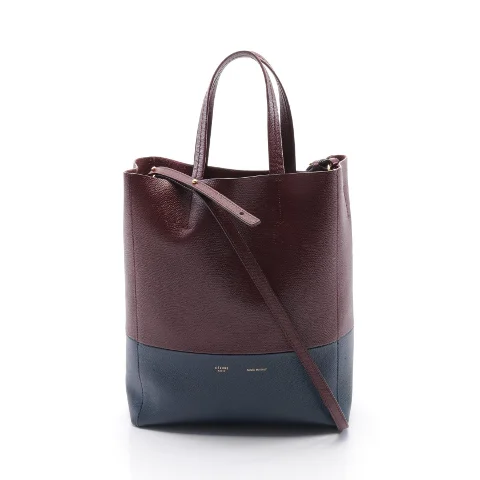 Green Leather Celine Tote