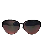 Black Metal Linda Farrow Sunglasses