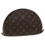 Brown Canvas Louis Vuitton Pouch