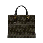 Brown Leather Fendi Tote