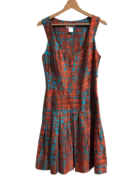 Multicolor Fabric Oscar de la Renta Dress