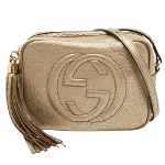 Beige Leather Gucci Crossbody Bag