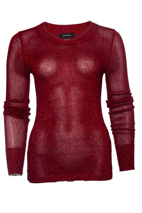 Red Fabric Isabel Marant Top