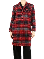 Red Wool Ermanno Scervino Coat