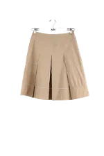 Beige Cotton Paule Ka Skirt