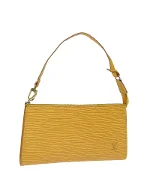 Yellow Leather Louis Vuitton Multi Pochette Accessoires