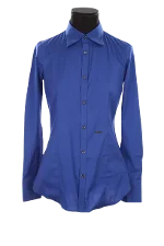 Blue Cotton Dsquared2 Shirt