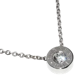 White Metal Piaget Necklace