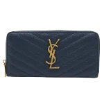 Blue Leather Yves Saint Laurent Wallet