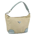 Beige Nylon Prada Handbag