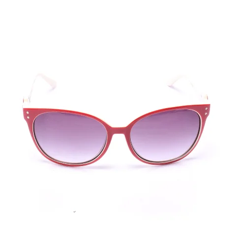 Red Plastic Moschino Sunglasses
