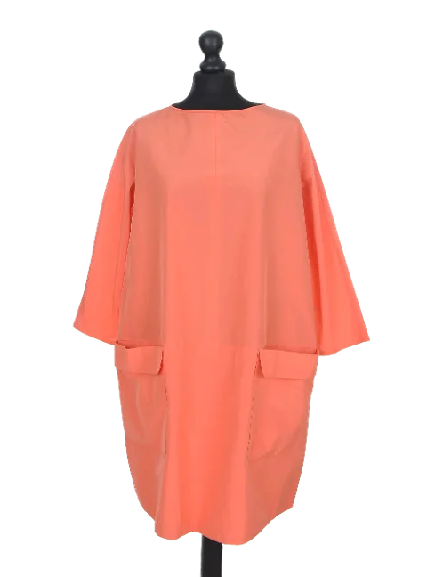 Orange Cotton Max Mara Dress