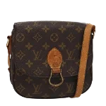 Brown Canvas Louis Vuitton Saint Cloud