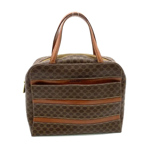 Brown Canvas Celine Handbag